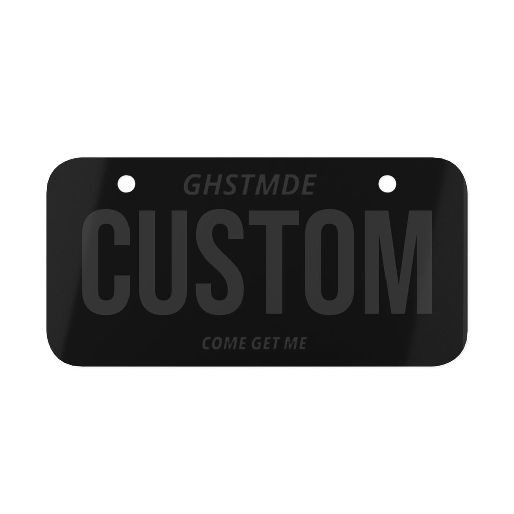 GHOST CUSTOM BIKE PLATE
