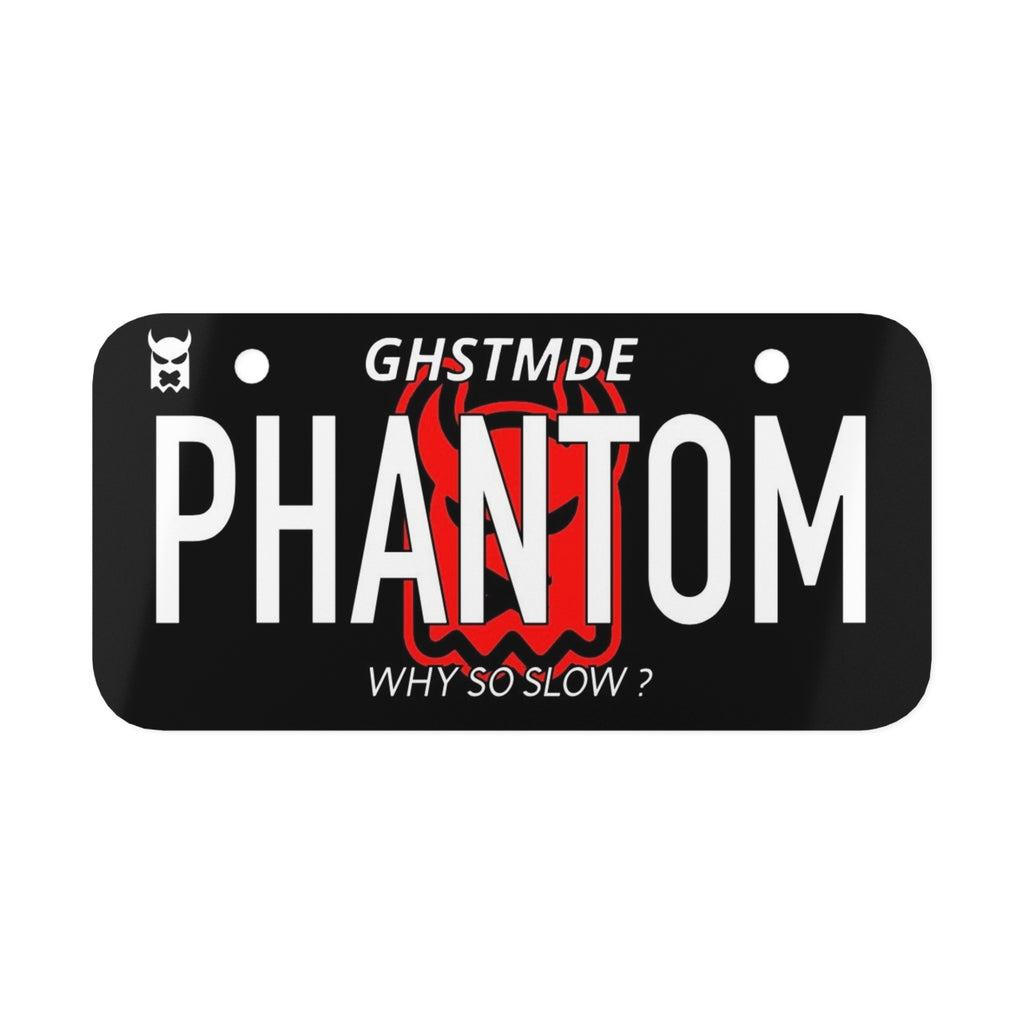 PHANTOM EDITION RED BIKE PLATE