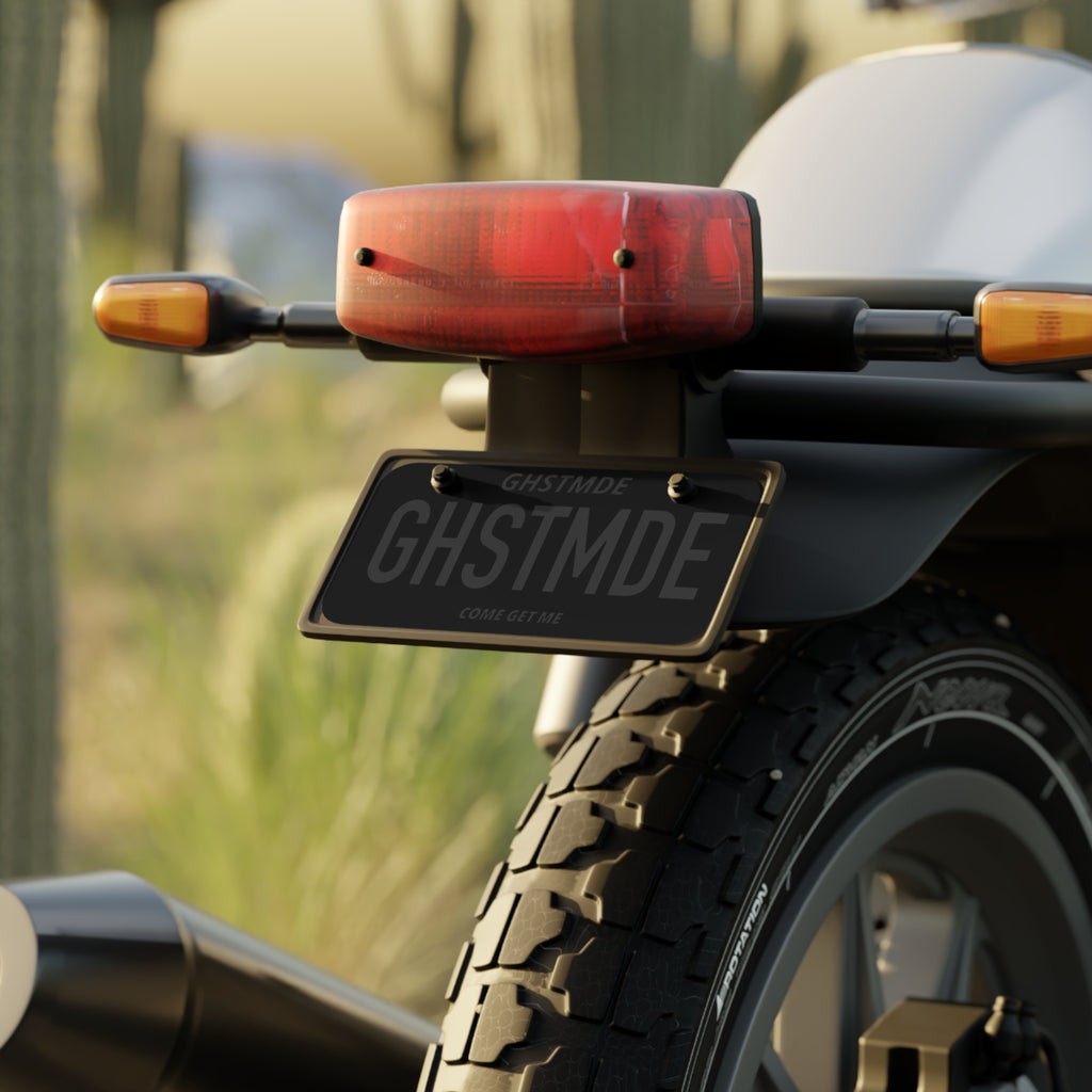 GHOST BIKE PLATE