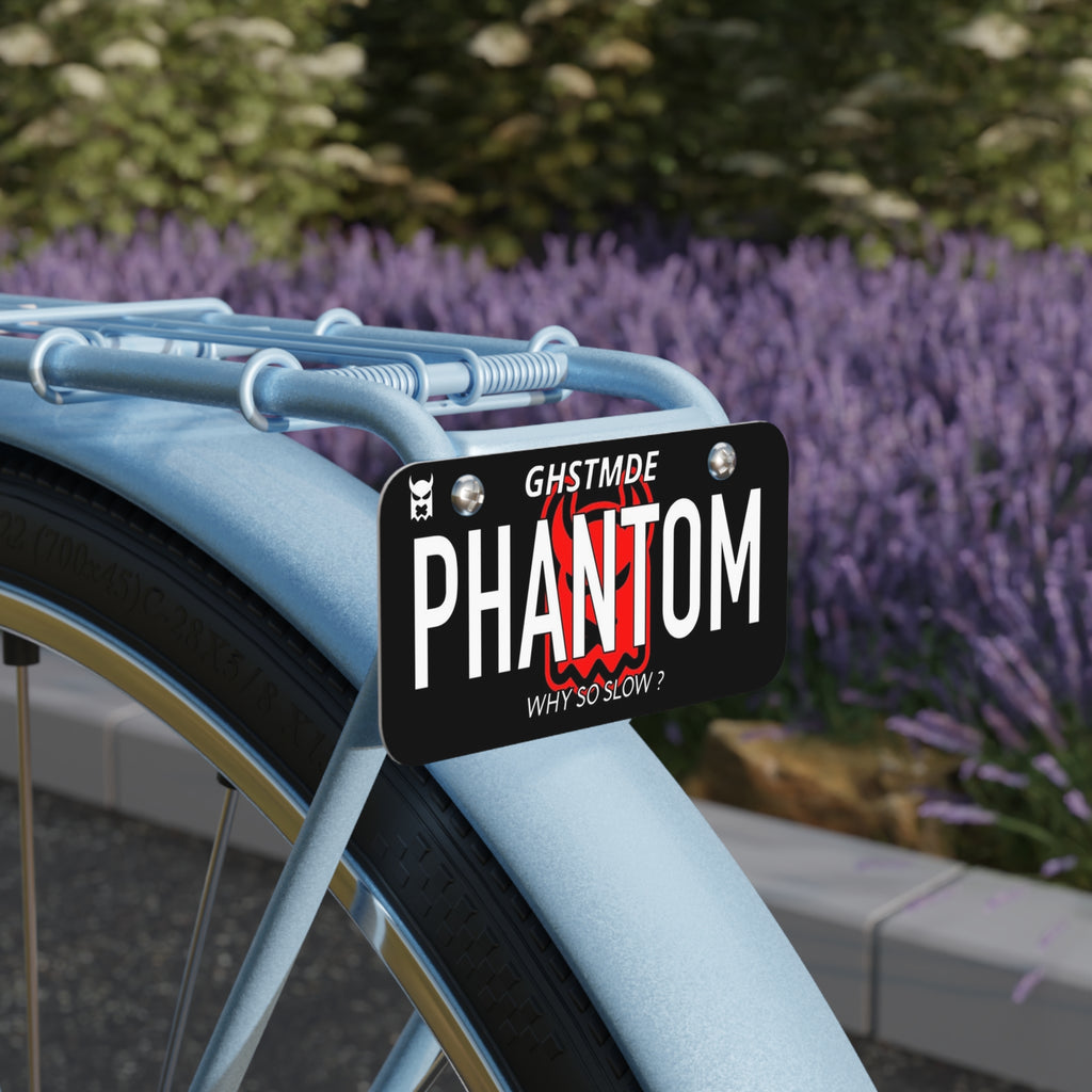 PHANTOM EDITION RED BIKE PLATE