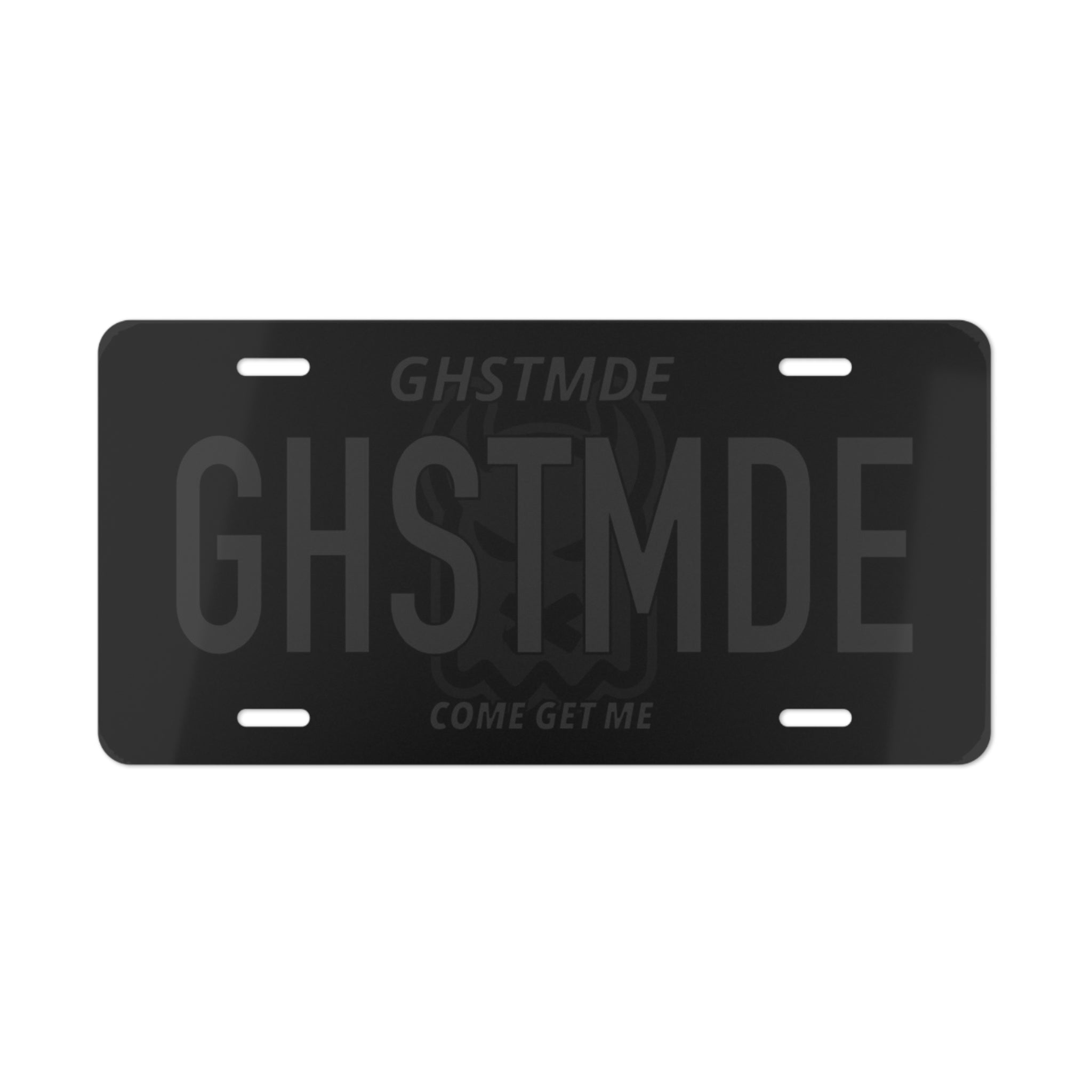 GHOST CAR PLATE